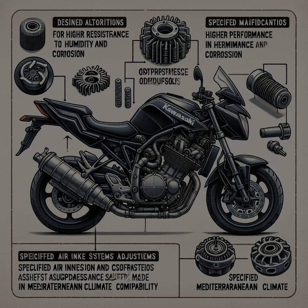 Quelles sont les spécificités d'une préparation moteur pour une Kawasaki Z650 pour le climat méditerranéen ?