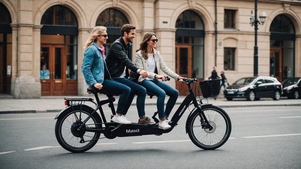 Vélo électrique biplace: confort et style pour deux personnes